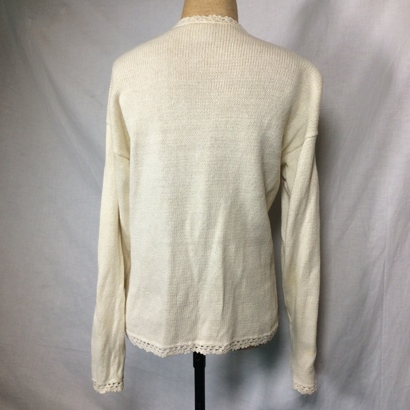 Partners Mervyns Vintage Cream Floral Sweater - Picture 4 of 10